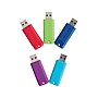Verbatim PinStripe 32GB USB 3.0 Type-A Flash Drive, Assorted Colors, 5/Pack (70388)~#|#~sp73175694_sc7