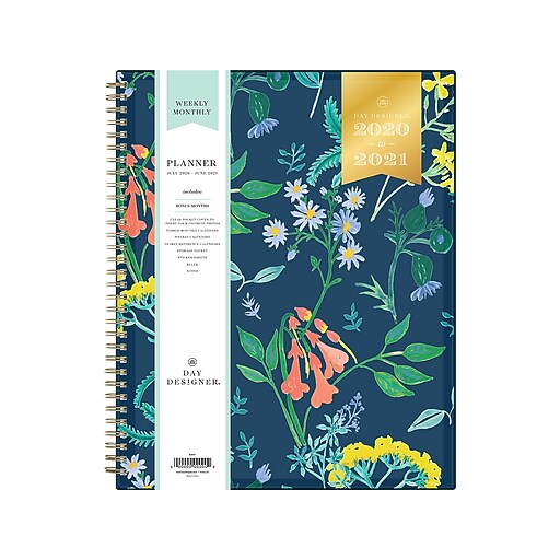 20202021 Blue Sky 8.5" x 11" Planner, Day Designer, Meadow Blue