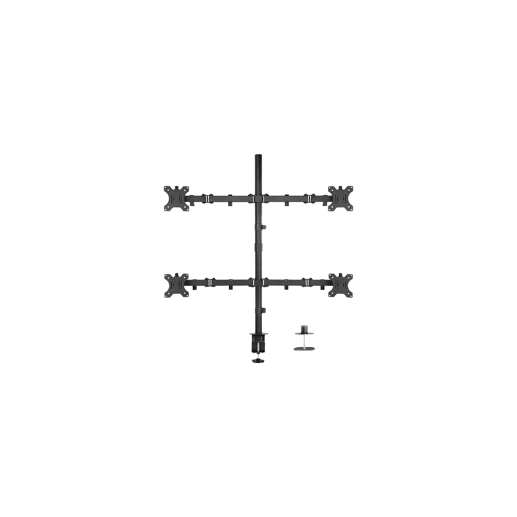 Mount-lt! Adjustable Quad Monitor Mount, Up to 32″, Black (MI-2754) Sansujyuku sansujyuku.com