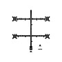Mount-lt! Adjustable Quad Monitor Mount, Up to 32", Black (MI-2754)~#|#~sp73175911_sc7