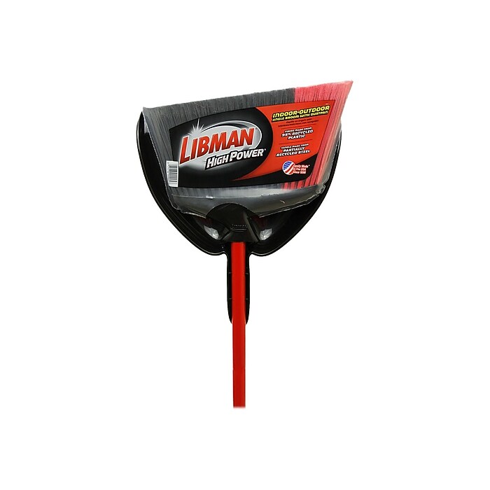 Libman HighPower Broom w/Dustpan, Black/Red (905) | Staples