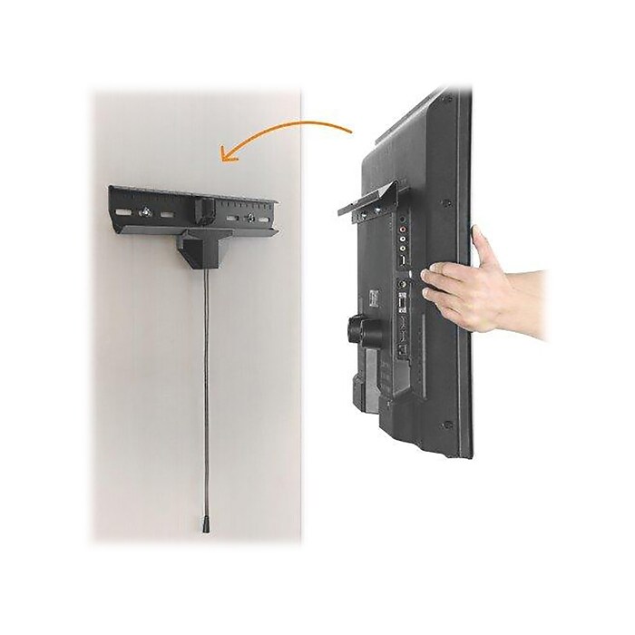 Mount-It! No Stud Fixed Wall TV Mount, 110 lbs. Max. (MI-376