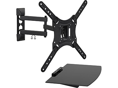 Mount-It! TV Wall Mount and AV Shelf Combo for 24" to 55" TVs | holds up to 66 lbs | MI-894 - Thumbnail 5