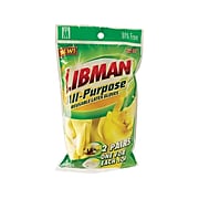 Libman Latex Cleaning Gloves, Medium 2 Pairs/Pack (1321)