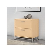 Office by kathy ireland® Method 2-Drawer Lateral File Cabinet, Locking, Letter/Legal, Natural Maple, 29.76" (KI70304SU)