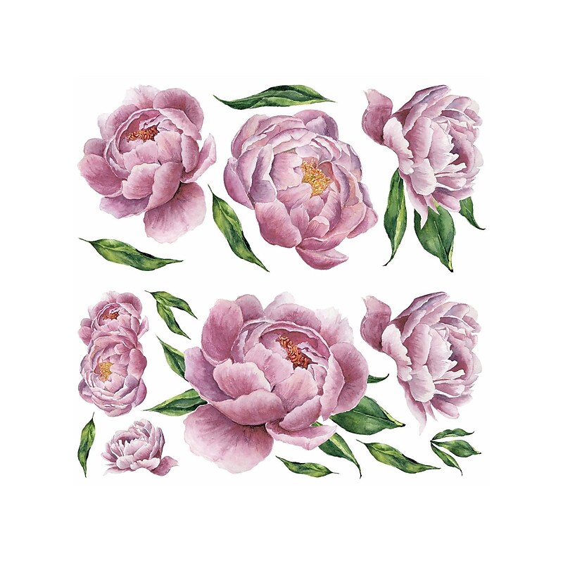 RoomMates Peel and Stick Giant Wall Contemporary Decals, Botanical, 15/Pack (RMK3893GM) image 1