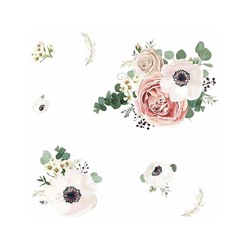 RoomMates Peel and Stick Giant Wall Contemporary Decals, Botanical, 7