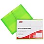 JAM Paper Standard Plastic Document File, Letter, Lime Green, 12/Pack (218E25LIB)~#|#~sp73451313_sc7