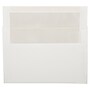 JAM Paper A9 Foil Lined Invitation Envelopes, 5.75 x 8.75, White with Ivory Foil, 25/Pack (532412546)~#|#~sp73452722_sc7