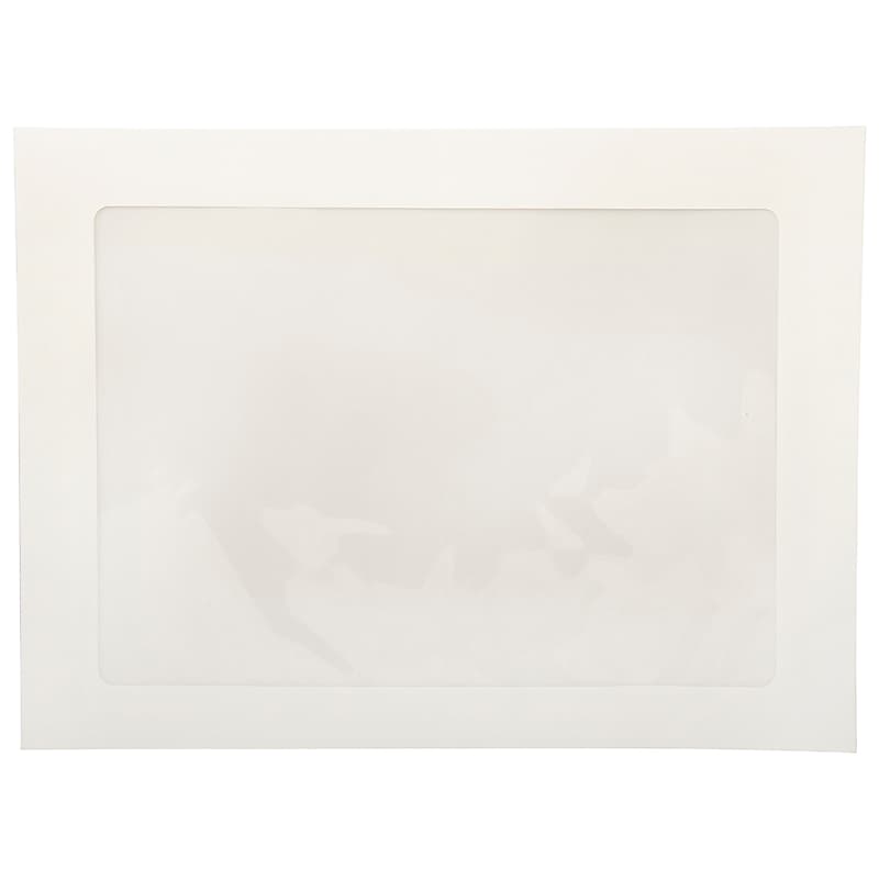 JAM Paper 9 x 12 Booklet Commercial Window Envelopes, White, Bulk 1000/Carton (0223932C) image 1