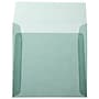 JAM Paper 6.5 x 6.5 Square Translucent Vellum Invitation Envelopes, Ocean Blue, 50/Pack (1592117I)~#|#~sp73452732_sc7