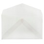 JAM Paper 2Pay Translucent Vellum Envelopes, 2.5 x 4.25, Clear, 100/Pack (900767740A)~#|#~sp73452845_sc7