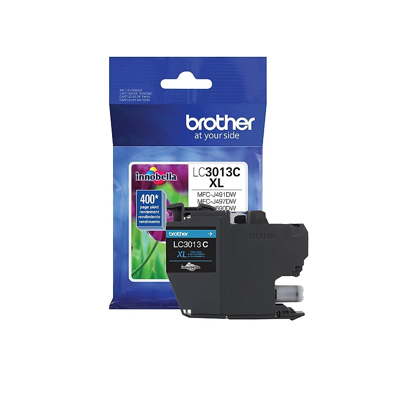 Brother LC3013C Cyan High Yield Ink Cartridge  (LC3013C) image 1