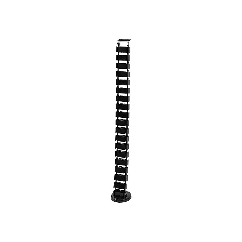 Mount-It! ABS Plastic Cable Organizer System, 50.5", Black (MI-7280) image 1