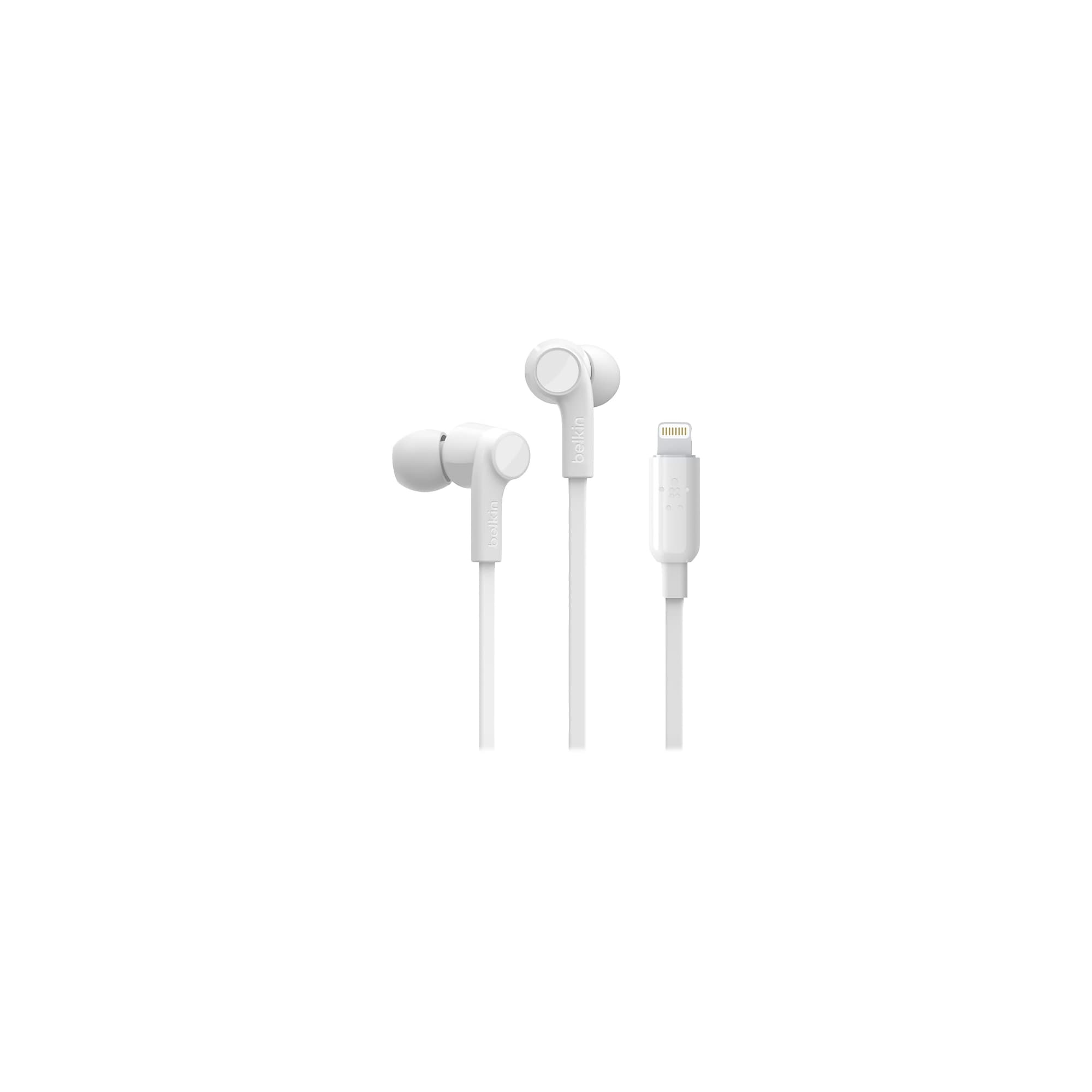 Belkin ROCKSTAR Stereo Headphones, White (G3H0001btWHT) Sansujyuku sansujyuku.com