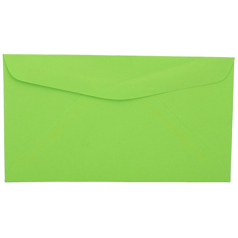 JAM Paper Open End #6 3/4 Invitation Envelope, 3 5/8" x 6 1/2", Light Green, 250/Pack (457611417H) image 1