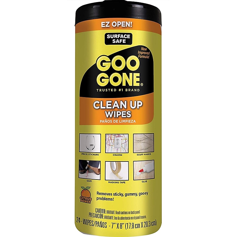 Goo Gone Clean Up Wipes, 24 Wipes (2000-GG) image 1