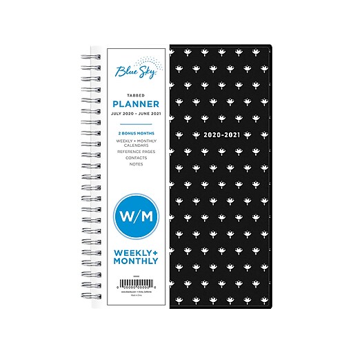 20202021 Blue Sky 5" x 8" Planner, Willow (119578) at Staples