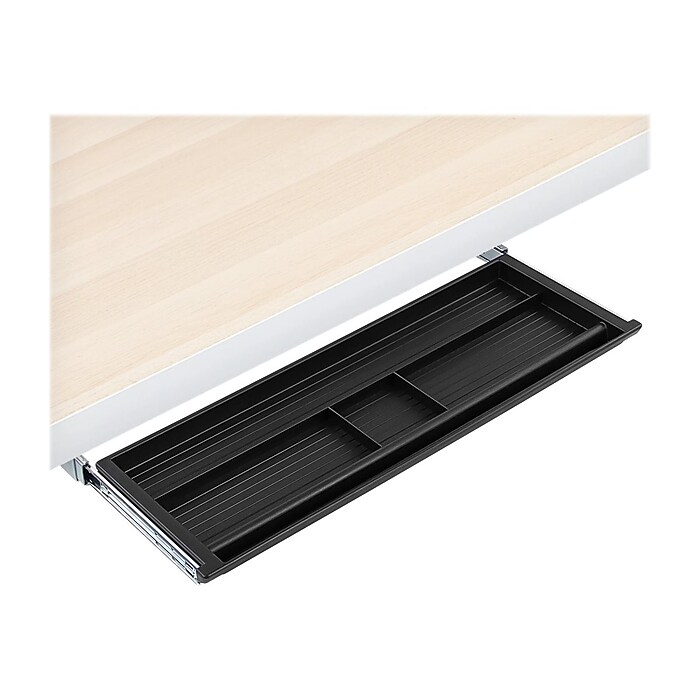 Mount It Plastic Drawer Organizer Black MI 7144 Staples