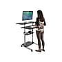 Mount-It! 39.5"W Adjustable Steel Standing Desk, Gray/Black (MI-7970)~#|#~sp73744361_sc7