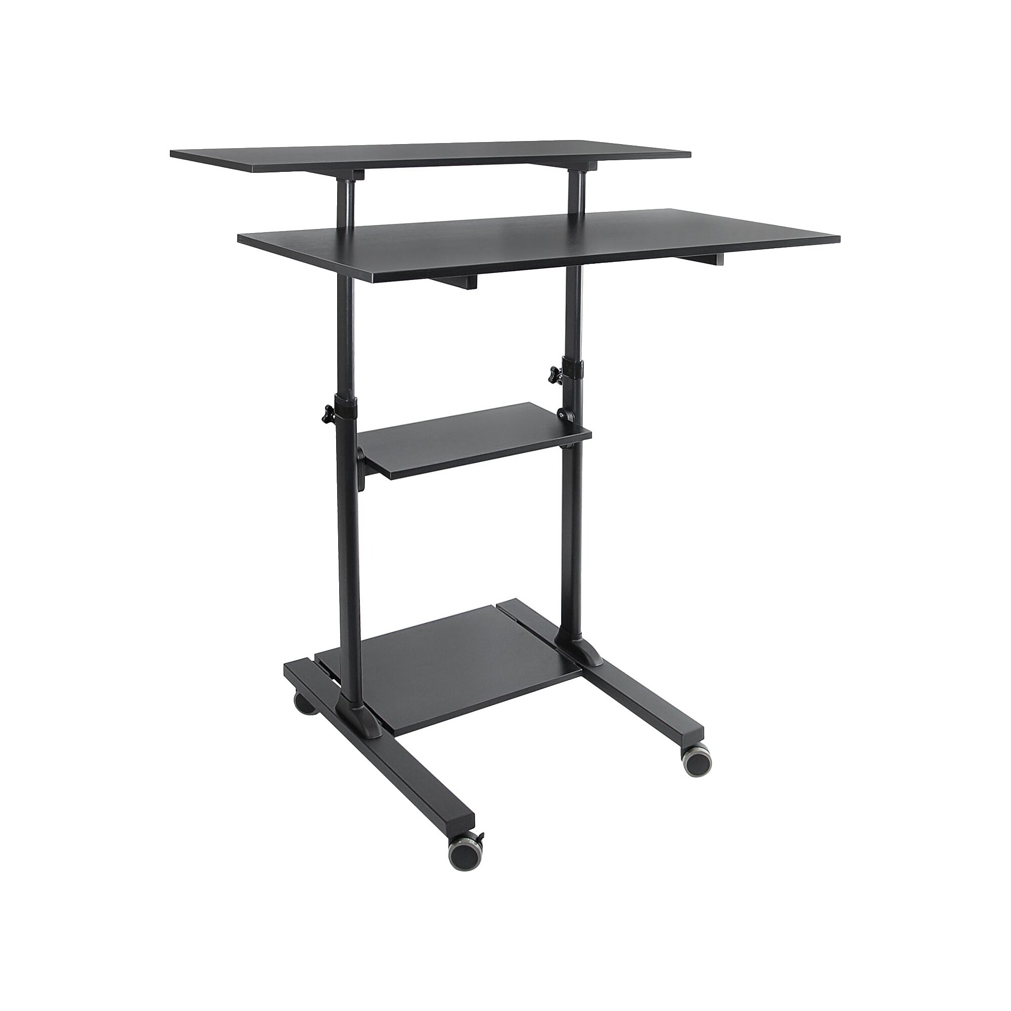 Mount-It! 39.5″ W Adjustable Steel Standing Desk, Black (MI-7970B) Sansujyuku sansujyuku.com