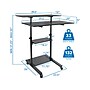 Mount-It! 39.5"W Adjustable Steel Standing Desk, Black (MI-7970B)~#|#~sp73744471_sc7