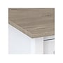 Bush Furniture Mayfield 2-Drawer Lateral File Cabinet, Letter/Legal, Pure White/Shiplap Gray, 30.79" (MAF131GW2-03)~#|#~sp73744530_sc7