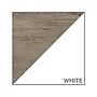 Bush Furniture Mayfield 5-Shelf 66"H Standard Bookcase with Doors, Pure White/Shiplap Gray (MAY019GW2)~#|#~sp73744600_sc7