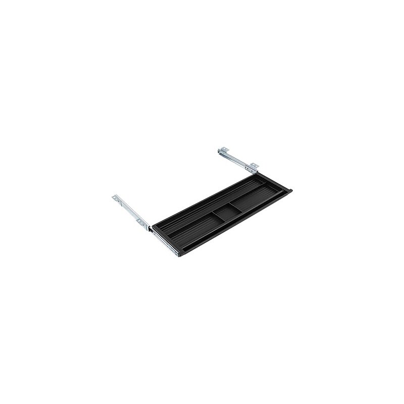 Mount-It! Plastic Drawer Organizer, Black (MI-7144) image 1
