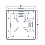 Mount-It! Mount Adapter for TV Mount, 66 lbs. Max. (MI-787)~#|#~sp73834110_sc7