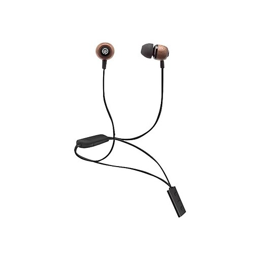 Wicked Audio Raider Wireless Bluetooth Stereo Earbuds, Wood/Black (WI