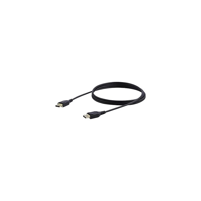StarTech 6.6' Display Port to Display Port Audio/Video Cable, Male to Male, Black (DP14MM2M) image 1