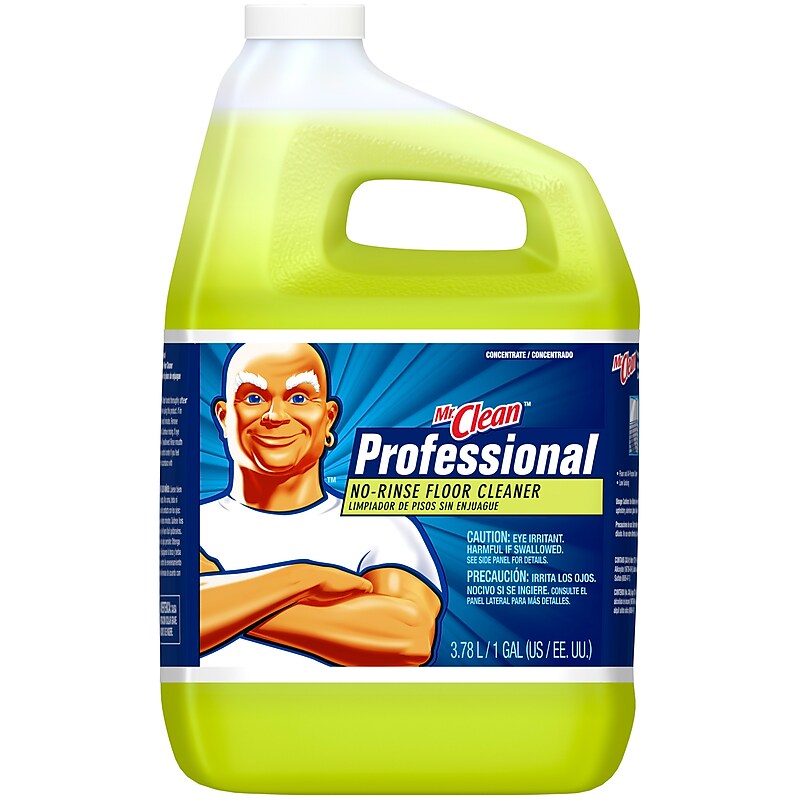 Mr. Clean Professional No-Rinse Floor Cleaner, Lemon, 1 Gallon (84820894) image 1