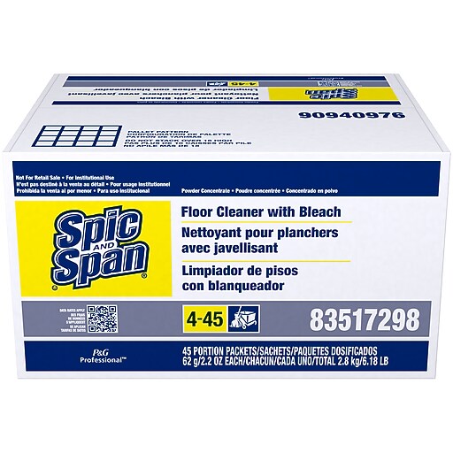 Shop Staples For Spic And Span Floor Cleaner Packet With Bleach