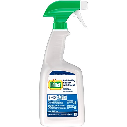 Shop Staples For Comet Disinfecting Cleaner With Bleach 32 Oz 8 Ct