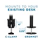 Mount-it! Single Monitor Desk TV Mount, 22lbs. Max. (MI-709)~#|#~sp74108411_sc7