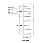 Brookside Design Vis-i-Rack 44"H High Capacity Blueprint Storage, Textured Black (VRW46)~#|#~sp74202166_sc7