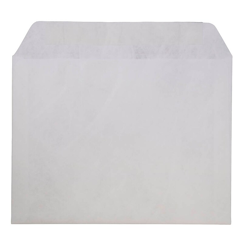 JAM Paper Booklet Envelopes with Peel & Seal Closure, 9.5 x 12.5, White, 500/Box (367934168) image 1