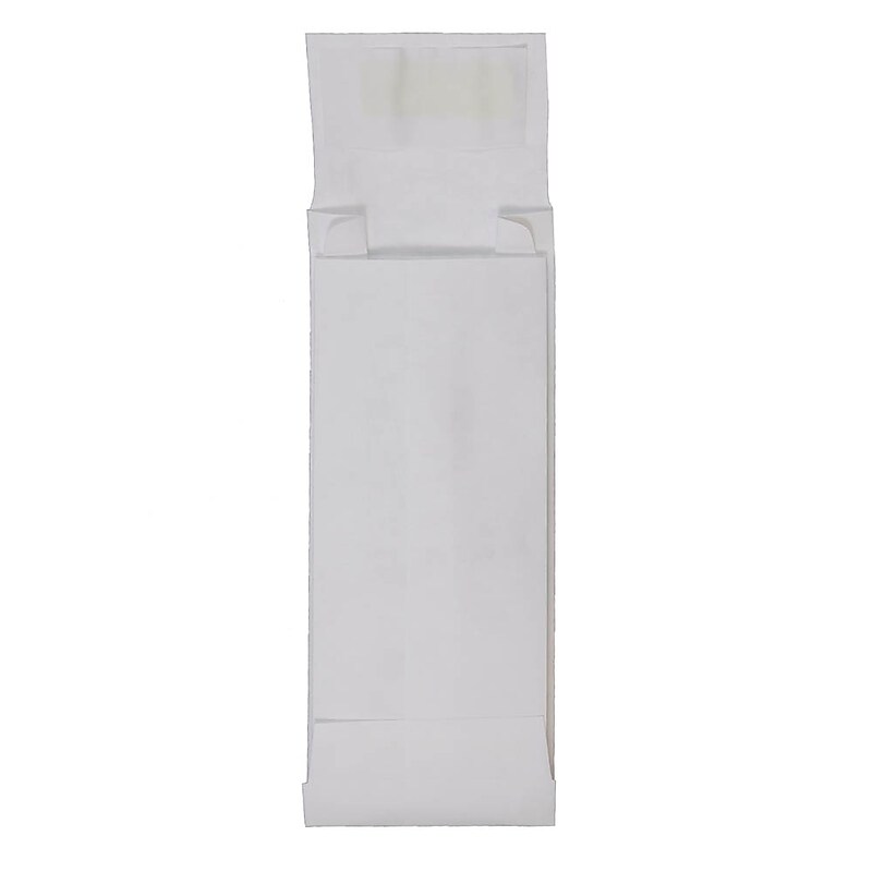 JAM Paper Expandable Open End Catalog Envelopes with Peel & Seal Closure, 4.5 x 9.5 x 2, White, 250/Box (376634173b) image 1