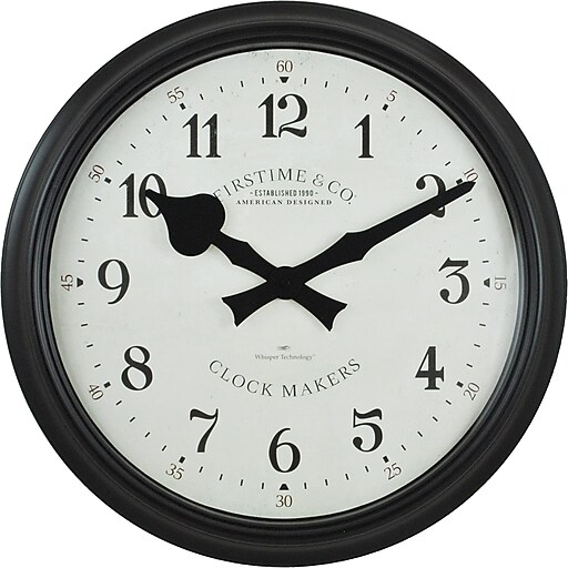 Shop Staples for FirsTime 16" Avalon Whisper Wall Clock (31020)