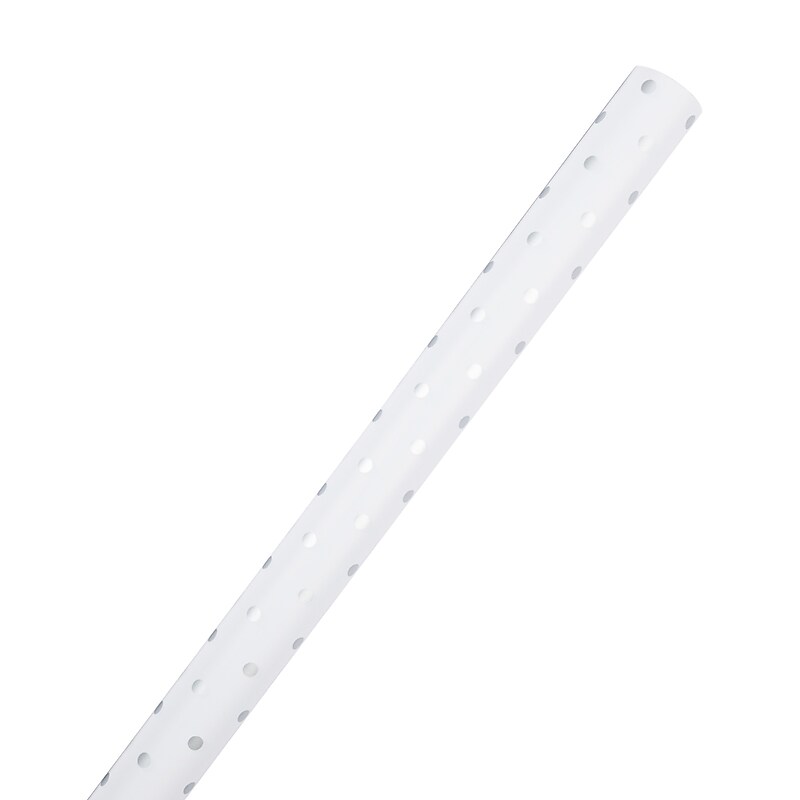 JAM Paper Wrapping Paper, 25 Sq. ft. x 30", White with Silver Glitter Dots (226432368) image 1