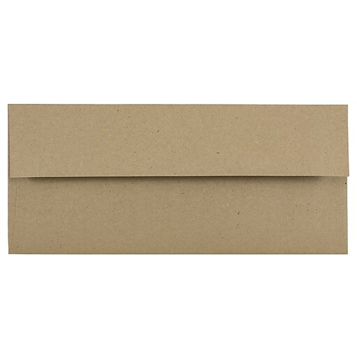JAM Paper #10 Smooth Black Business Premium Straight Flap Envelopes