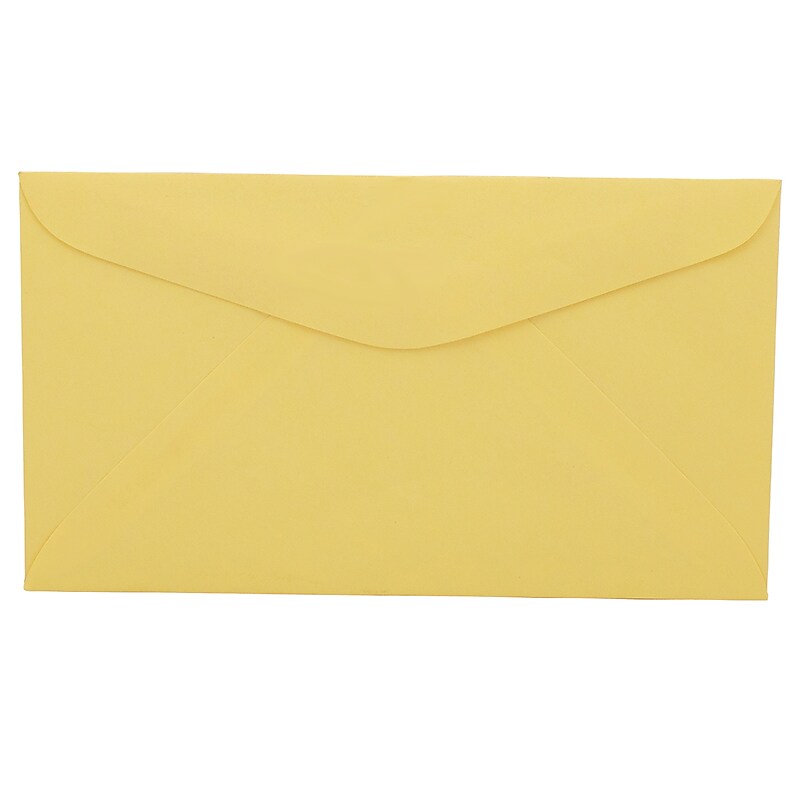 JAM Paper #6 3/4 Business Envelope, 3 5/8" x 6 1/2", Cary Yellow, 250/Box (357617061H) image 1