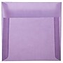 JAM Paper 6.5" x 6.5" Square Translucent Vellum Invitation Envelopes, Purple, 100/Pack (2812713B)~#|#~sp74308931_sc7