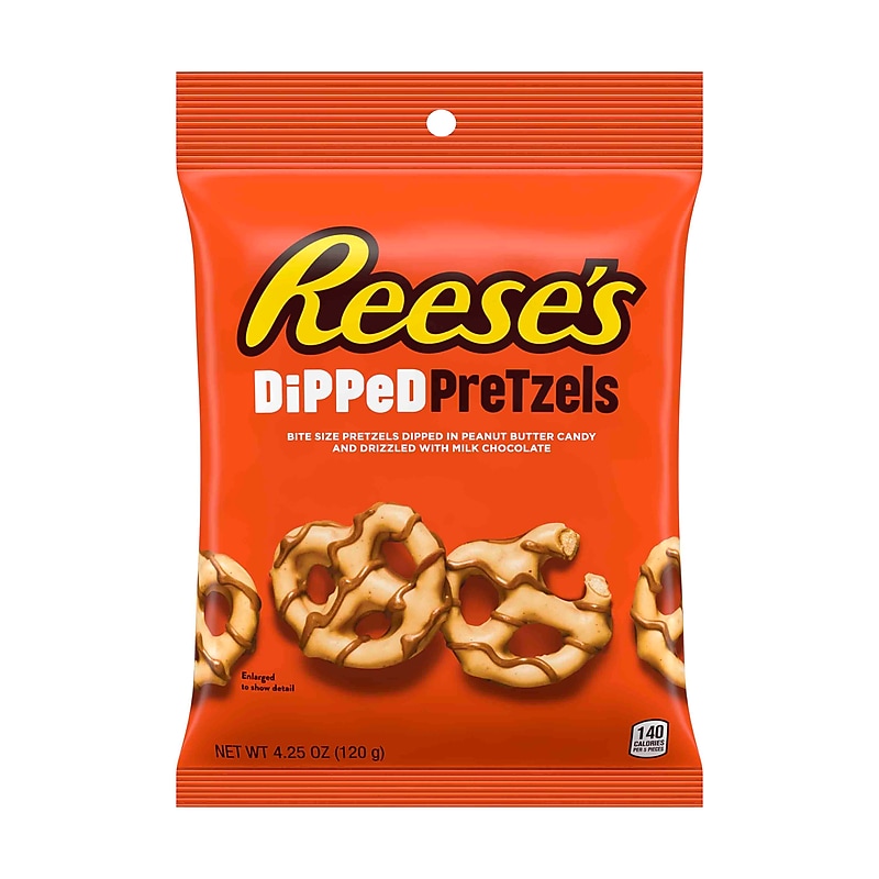 Reese's Dipped  Chocolate Pretzels Twists, 4 Bags/Box (246-00288) image 1