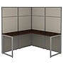Bush Business Furniture Easy Office 66"H x 60"W L-Shaped Cubicle Panel Workstation, Mocha Cherry (EODH360MR-03K)~#|#~sp74531785_sc7