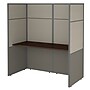 Bush Business Furniture Easy Office 66"H x 61"W Cubicle Panel Workstation, Mocha Cherry (EODH260MR-03K)~#|#~sp74531869_sc7