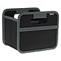 Meori Mini Foldable Fabric Storage Box, 5"x6.5"x5", Lava Black (A100427)~#|#~sp74540100_sc7