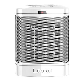 Lasko 1500-Watt 5118.2 BTU Ceramic Electric Heater, White (CD08200)