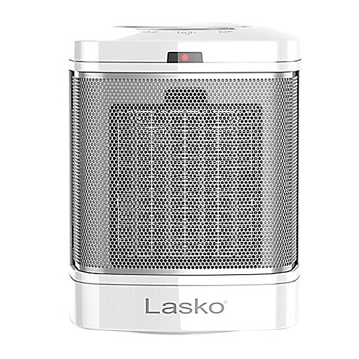 Lasko 1500-Watt 5118.2 BTU Ceramic Electric Heater, White (CD08200)